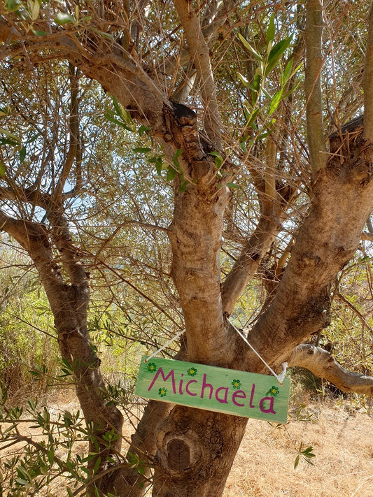 Ergänzung: Namens-Kennzeichen auf deinem Olivenbaum